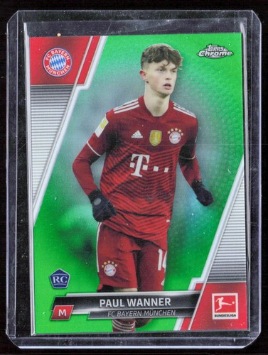 Paul Wanner 2021 Topps Chrome Green Refractor /99