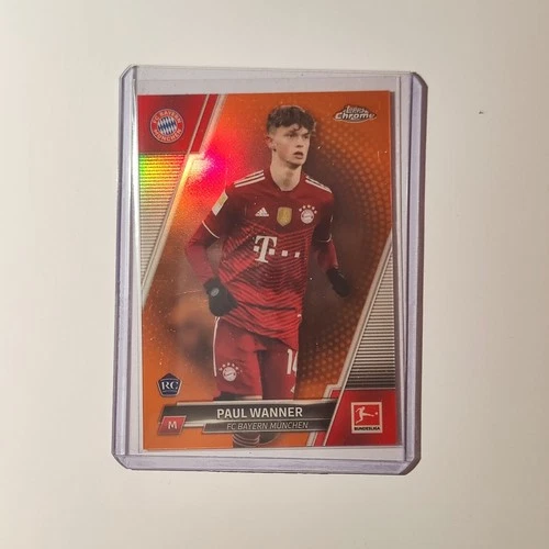 Paul Wanner 2021 Topps Chrome Orange /25