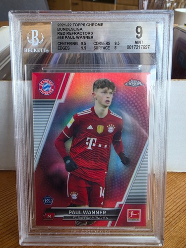 Paul Wanner 2021 Topps Chrome Red Refractor