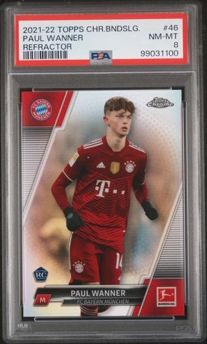 Paul Wanner 2021 Topps Chrome Refractor