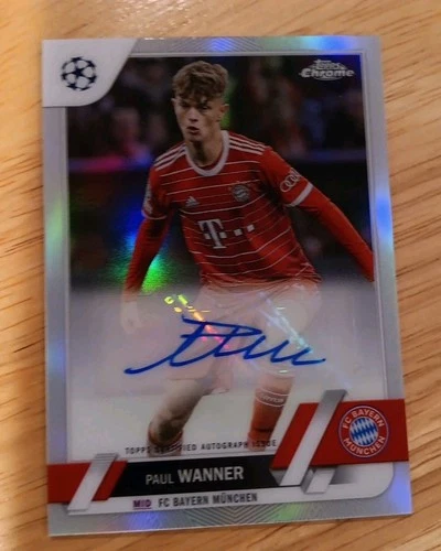 Paul Wanner 2023 Topps Chrome Refractor
