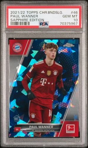 Paul Wanner 2021 Topps Chrome Sapphire Edition