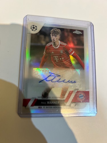 Paul Wanner 2022 Topps Chrome UEFA