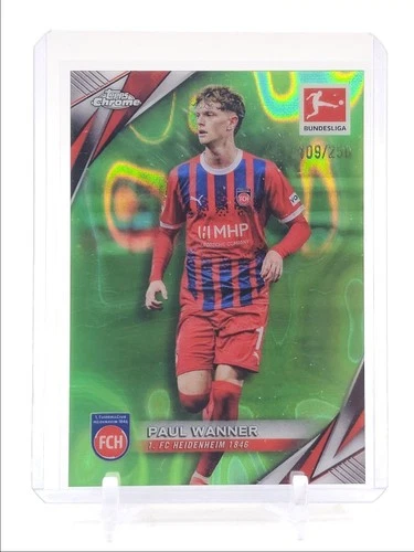 Paul Wanner 2024 Topps Cromo Bundesliga Verde Fluo Lava /250