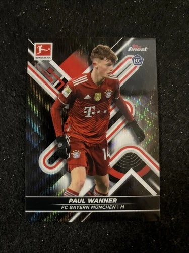 Paul Wanner 2021 Topps Finest Black Wave Refractor /199