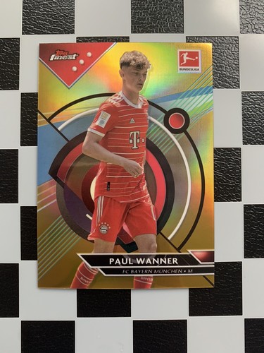 Paul Wanner 2022 Topps Finest Gold /50