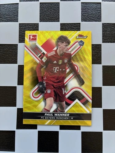Paul Wanner 2021 Topps Finest Yellow /350