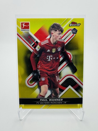 Paul Wanner 2021 Topps Finest Yellow Refractor /350