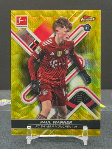 Paul Wanner 2021 Topps Finest Yellow Wave Refractor /350