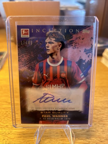 Paul Wanner 2024 Topps Inception /49