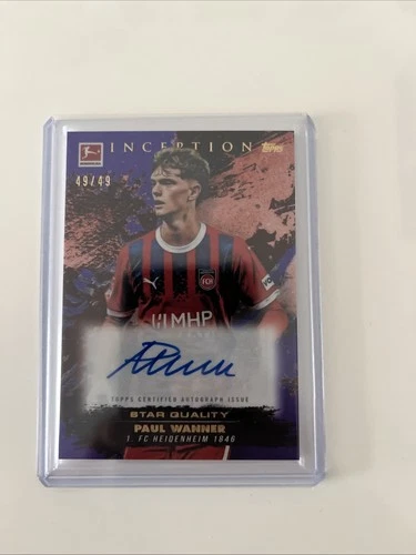 Paul Wanner 2025 Topps Inception /49