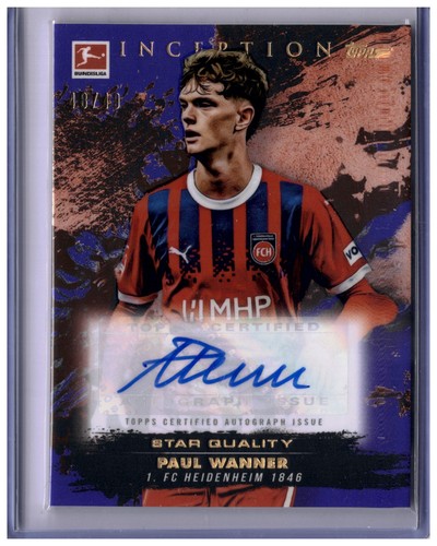Paul Wanner 2024 Topps Inception /49