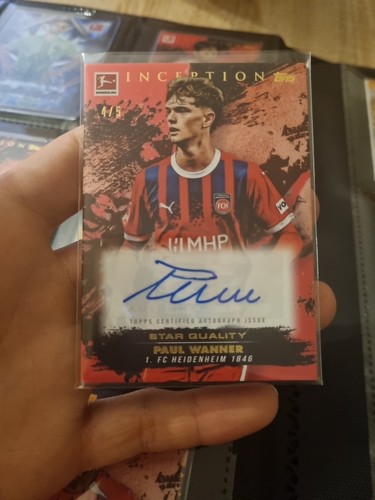 Paul Wanner 2024 Topps Inception /5
