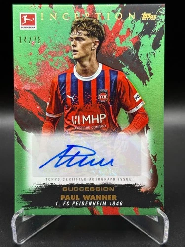 Paul Wanner 2024 Topps Inception /75
