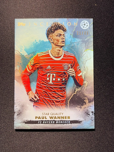Paul Wanner 2022 Topps Inception Blue /49