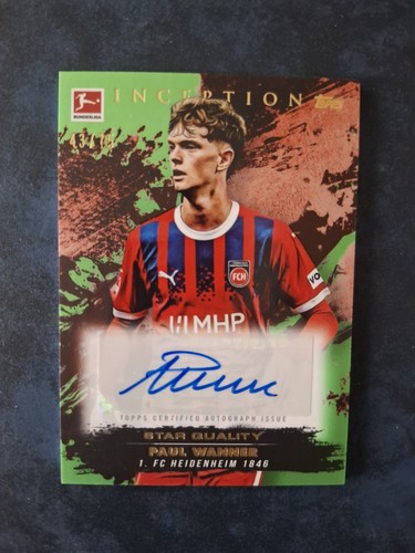 Paul Wanner 2024 Topps Inception Green /75