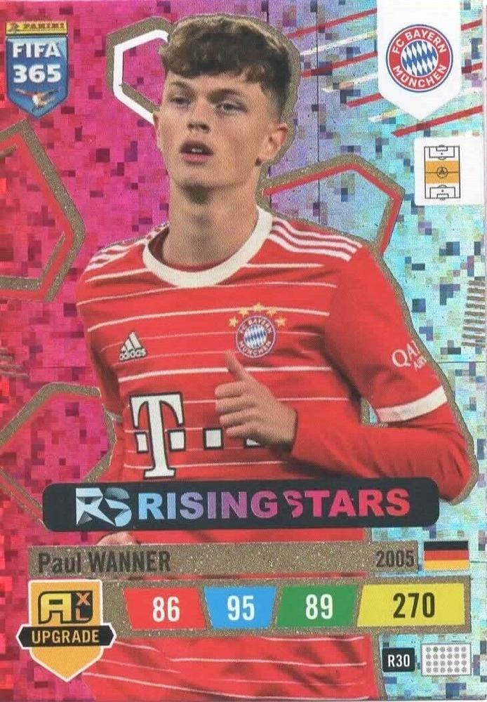 Paul Wanner 2023 Panini Adrenalyn XL FIFA 365 Upgrade