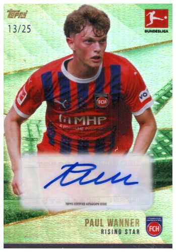 Paul Wanner 2024 Topps Summer Signings /25
