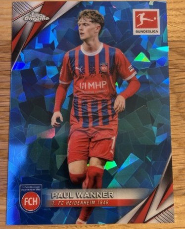 Paul Wanner 2024 Topps Chrome Bundesliga