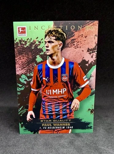 Paul Wanner 2024 Topps Inception Bundesliga Green /75