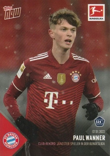 Paul Wanner 2022 Topps Now Bundesliga
