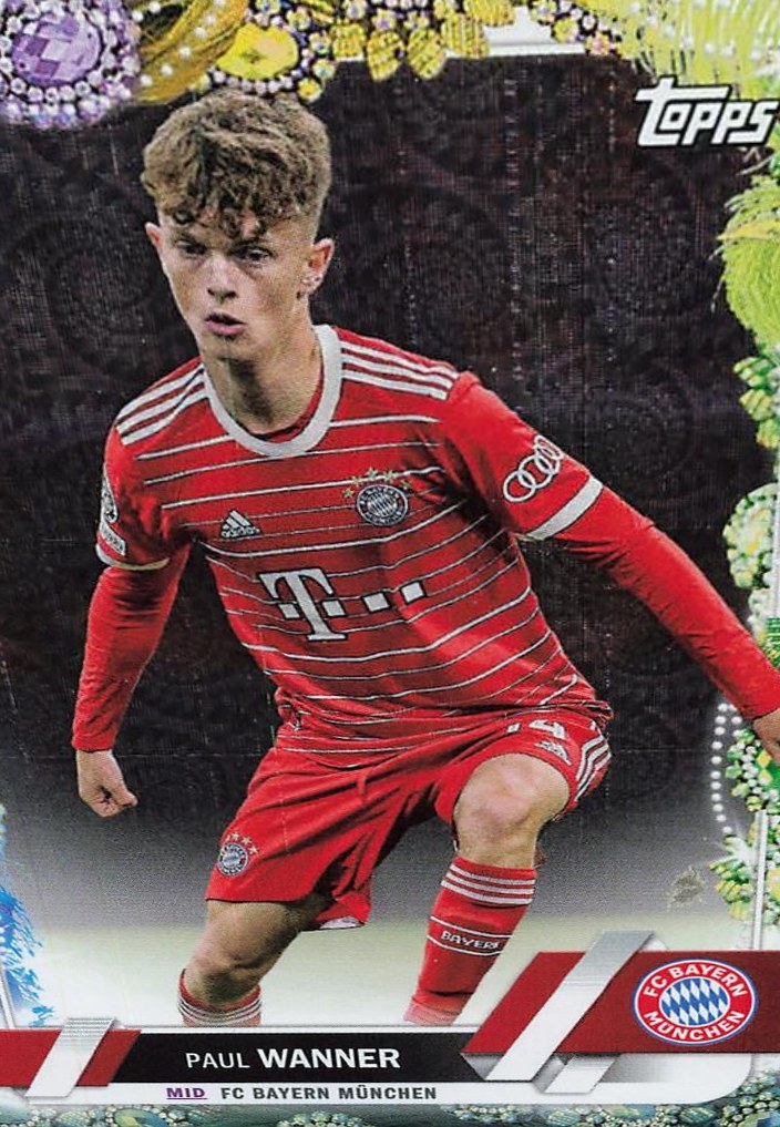 Paul Wanner 2022 Topps UEFA Club Competitions Carnaval Edition