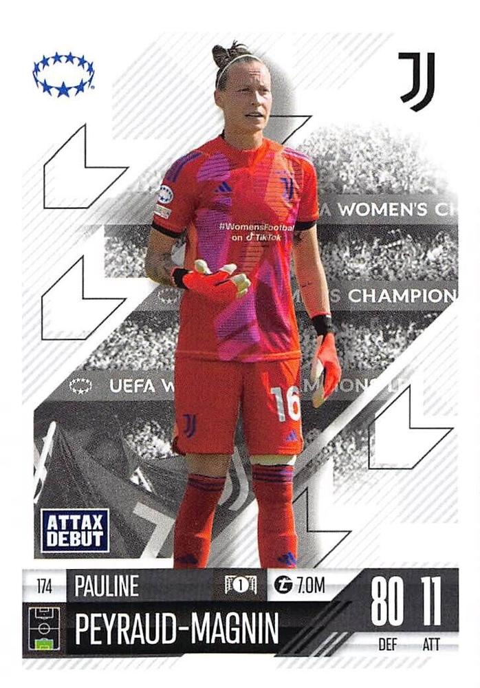 Pauline Peyraud Magnin 2024 Topps Match Attax UEFA Club Competitions Extra