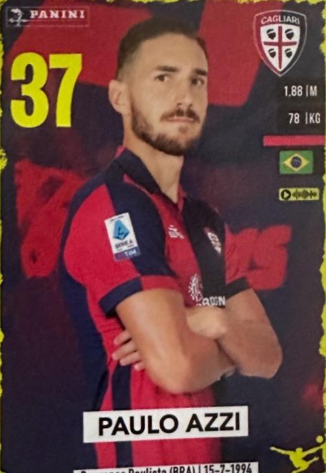 Paulo Azzi 2023 Panini Calciatori Stickers