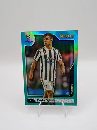 Paulo Dybala 2021 Topps Merlin Chrome Aqua Refractor /199