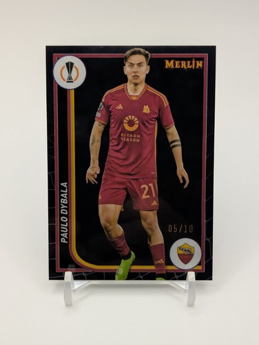 Paulo Dybala 2023 Topps Merlin Chrome Black /10
