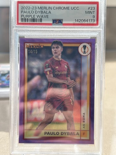 Paulo Dybala 2023 Topps Merlin Chrome Purple Wave /15