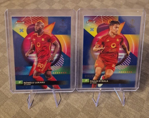 Paulo Dybala / Romelu Lukaku 2022 Topps Finest 016/150, 179/275
