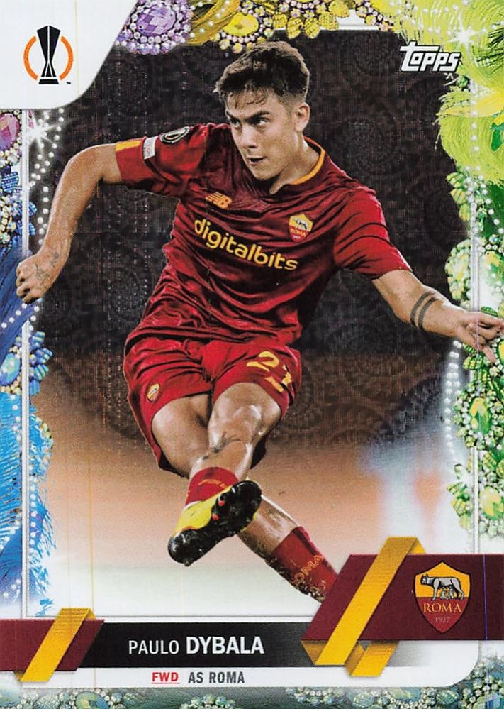 Paulo Dybala 2022 Topps UEFA Club Competitions Carnaval Edition