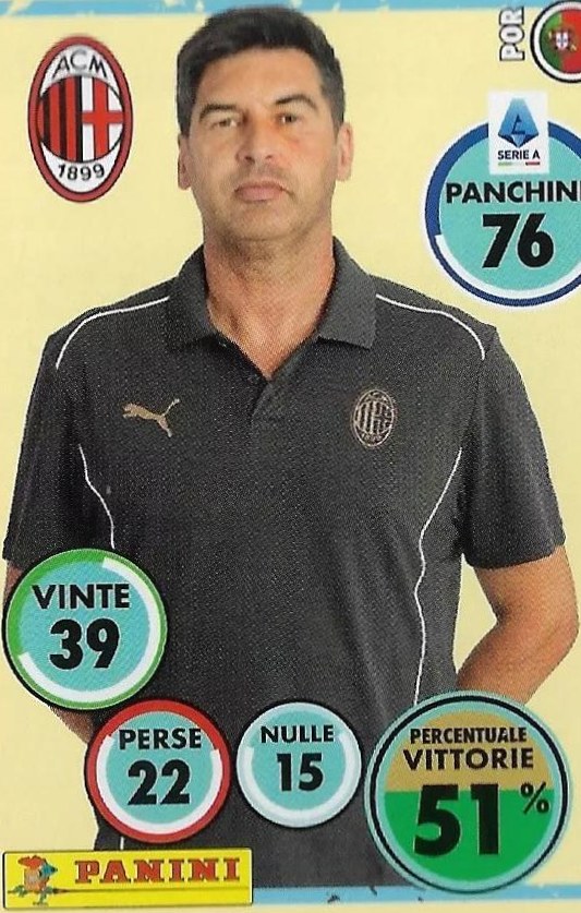Paulo Fonseca 2024 Panini Calciatori Stickers