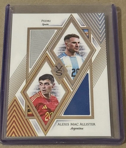 Pedri and Alexis Mac Allister 2025 Panini Futera Unique /20