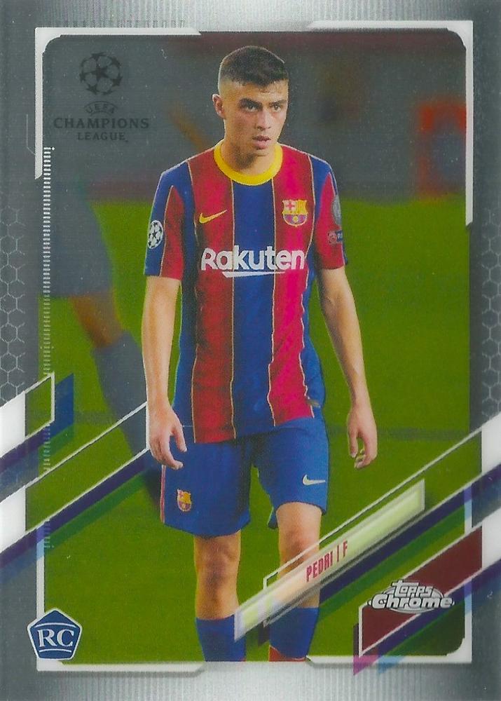 Pedri 2020 Topps Chrome UCC 61