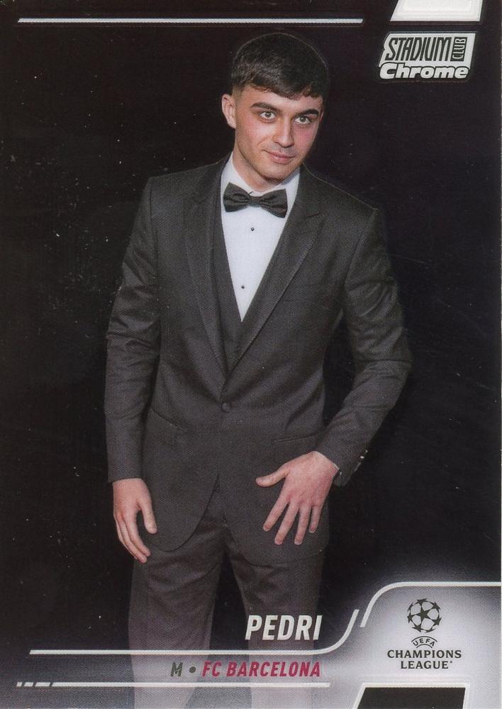 Pedri 2021 Topps Chrome UCC 89