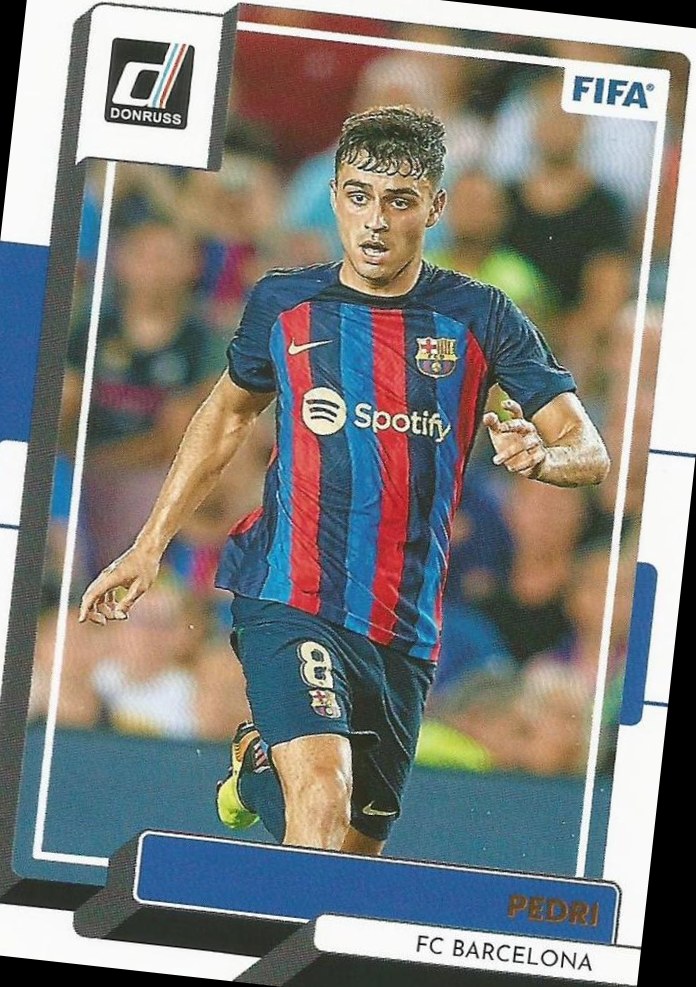 Pedri 2022 Panini Donruss Soccer 7
