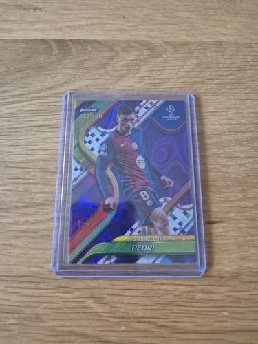 Pedri 2024 Topps Finest /199