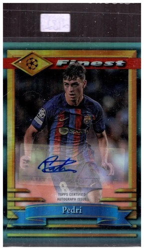 Pedri 2022 Topps Finest /20