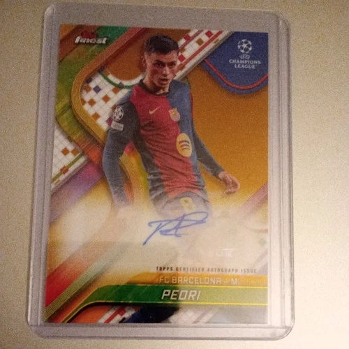 Pedri 2024 Topps Finest /50