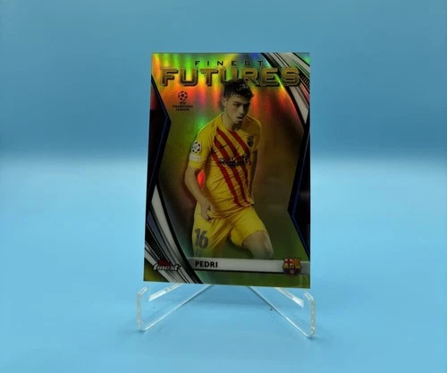 Pedri 2021 Topps Finest Gold /50