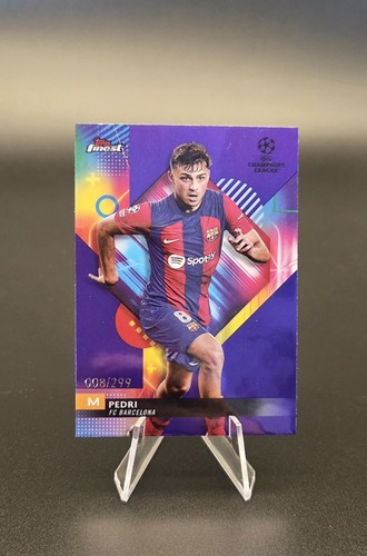 Pedri 2023 Topps Finest Purple /299