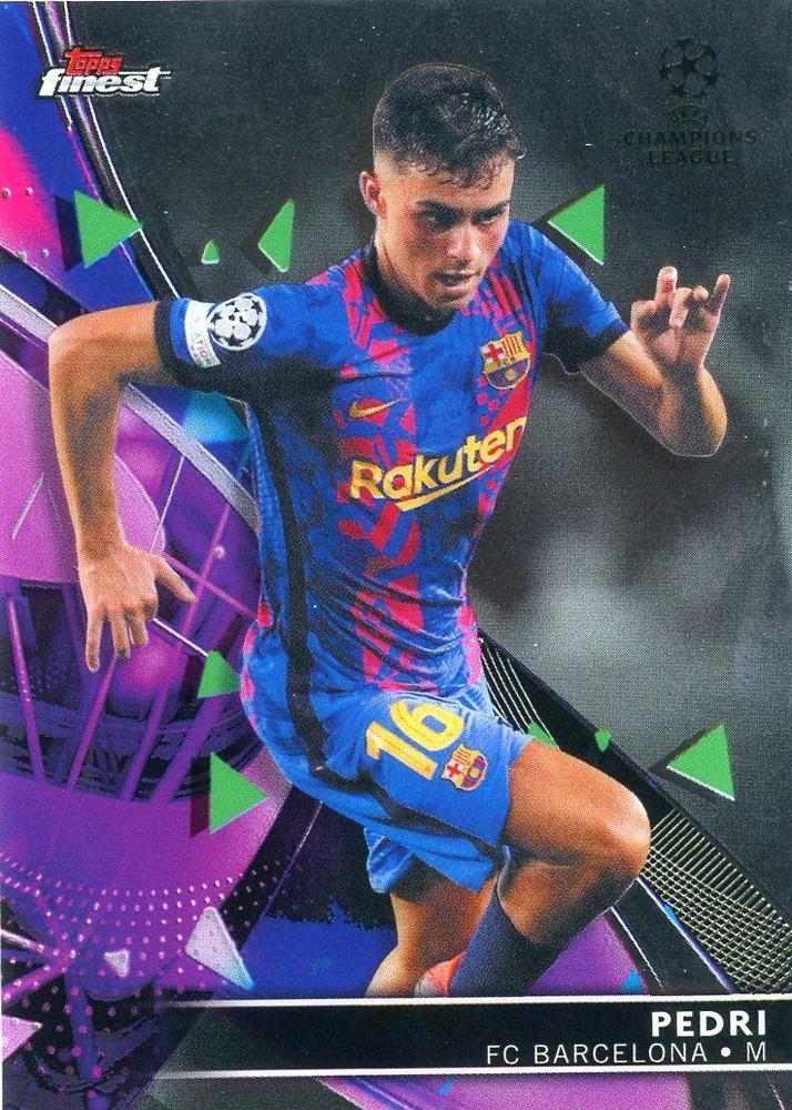 Pedri 2021 Topps Finest UEFA 35