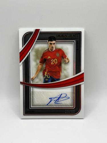 Pedri 2024 Panini Immaculate /49