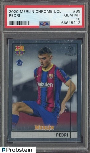 Pedri 2020 Panini Merlin Chrome