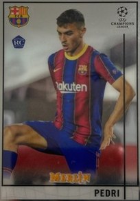 Pedri 2020 Topps Merlin Chrome