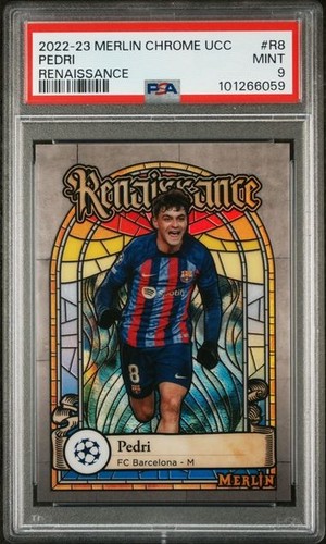 Pedri 2023 Topps Merlin Chrome