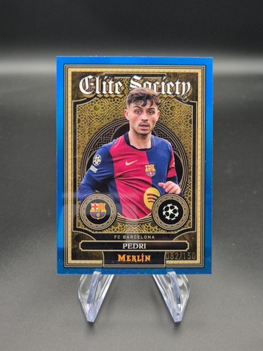 Pedri 2024 Topps Merlin Chrome Elite Society /150