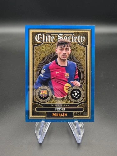 Pedri 2024 Topps Merlin Chrome Elite Society Parallel /150